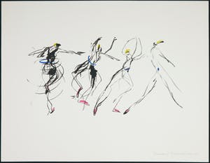 Guusje Kaayk - Monica de Jong en Eef de Graaf, Lot van drie stuks grafiek kopen? Bied vanaf 1!