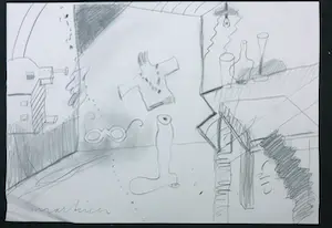 Anton Martineau - Lot van 5 unieke werken op papier! kopen? Bied vanaf 1!