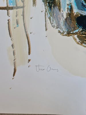 Theo Onnes - Cow - gesigneerd - 75 ex - groot kopen? Bied vanaf 100!