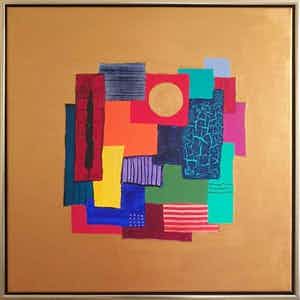 Ronald Boonacker - Acryl op doek | Italiaans Landschap | Ingelijst verkocht voor € 220!