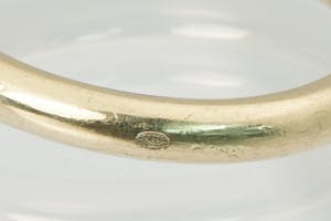 1307 - Elegante 14krt geel-gouden & diamanten (0.25ct) dames fantasie ring kopen? Bied vanaf 170!