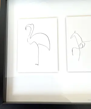 Pablo Picasso - Olunda,dieren, verdiept gelijst, drukgesigneerd. kopen? Bied vanaf 50!