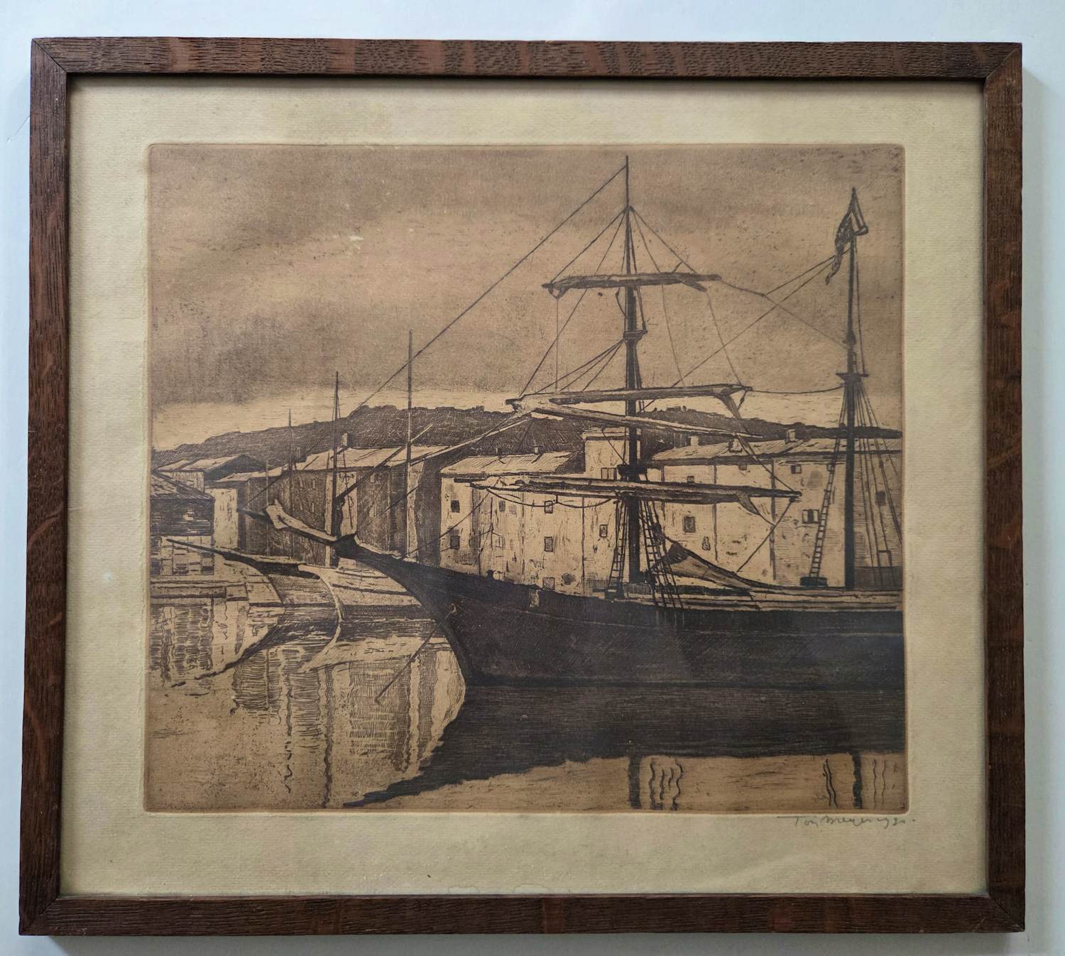 Ton Meyer - Zeilschepen in de haven. Zuid Europa. kopen? Bied vanaf 39!