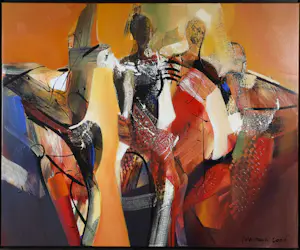 Peter Meijer - Acryl op doek, Zonder titel - Ingelijst (Groot) kopen? Bied vanaf 350!