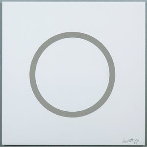 Sol LeWitt - Zeefdruk uit de serie 'Five Geometric Figures in Five Colors' - Ingelijst kopen? Bied vanaf 450!