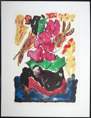 Jan Sierhuis - Litho, Flamenco kopen? Bied vanaf 40!