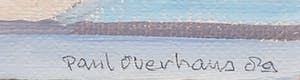 Paul Overhaus - Olieverf op doek, Wad - Ingelijst kopen? Bied vanaf 50!