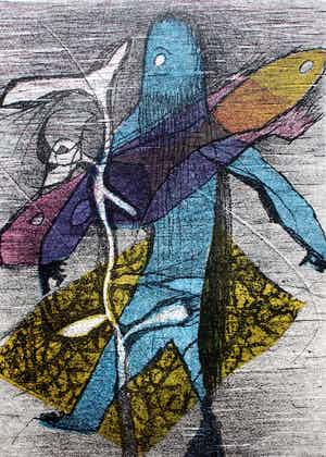 Harry van Kruiningen - Litho: Gilgamesj - 1955 verkocht voor € 55!