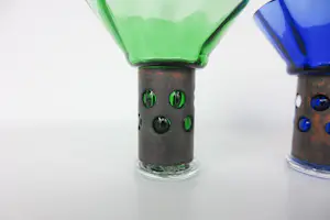 Borek Sipek - / Ajeto voor Alterego, Vier glazen kaarsenhouders in verschillende kleuren kopen? Bied vanaf 100!