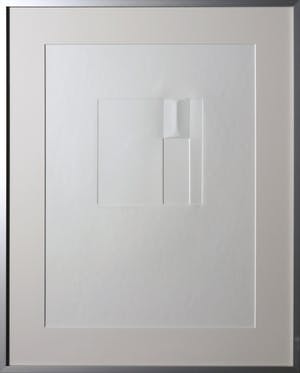 Harry van Kuyk - Reliëfdruk, Zonder titel - Ingelijst kopen? Bied vanaf 100!