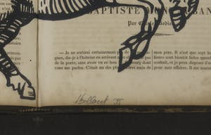 Jan Bollaert - Gemengde techniek/tekening in opengeslagen boek, Montauban - Ingelijst kopen? Bied vanaf 50!