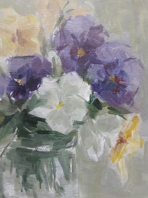 Jopie Limburg - Jopie Limburg (1905 - 1991), bloemstilleven in vaas. kopen? Bied vanaf 39!