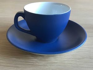 Royal Goedewaagen - 5x Fiesta Koffiekopjes en schoteltjes plus roomkannetje kopen? Bied vanaf 40!