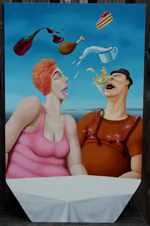 Sven Hoekstra - Olieverf op board - 2000 kopen? Bied vanaf 1500!