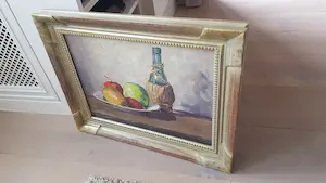 Henk van Leeuwen - olie op doek - stilleven, gesigneerd lo + verso stempel kopen? Bied vanaf 99!