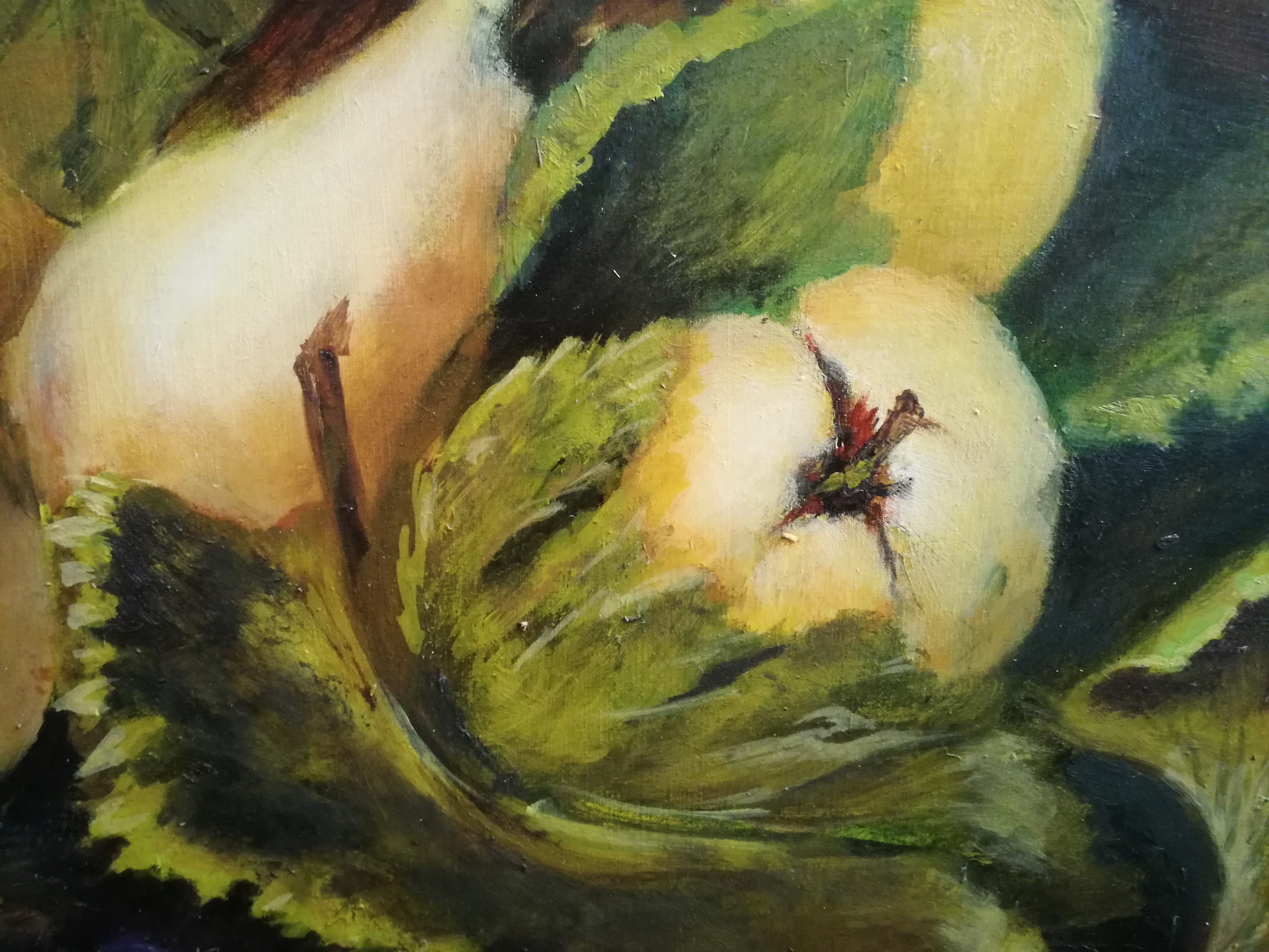 Niet of onleesbaar gesigneerd - Stilleven met appelen, peren en druiven kopen? Bied vanaf 1!