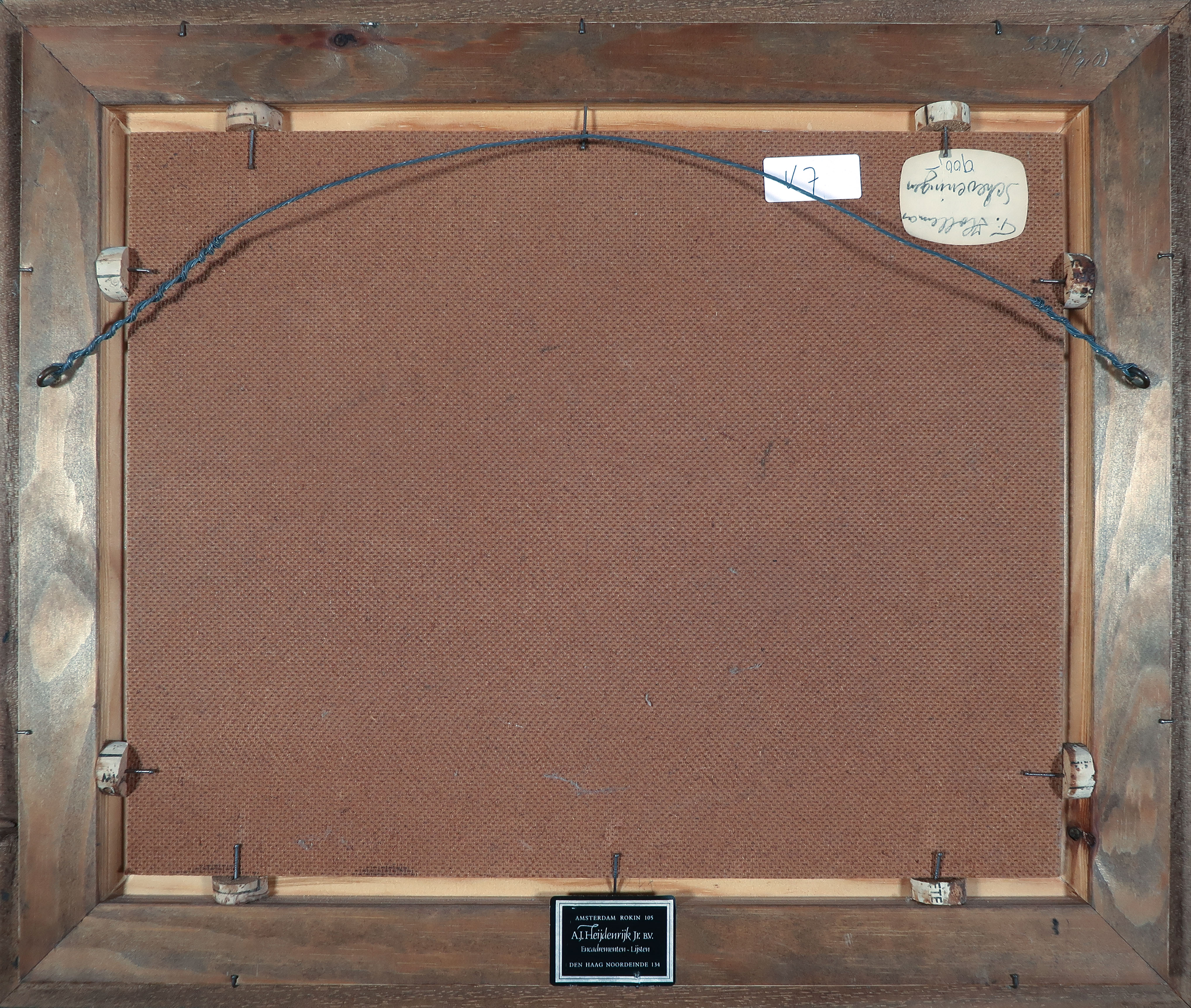 Frida Holleman - Olieverf op hardboard, Pier van Scheveningen - Ingelijst kopen? Bied vanaf 1000!