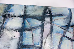 Angelos Tassopoulos - Olieverf op doek, Abstracte compositie - Zeer groot kopen? Bied vanaf 700!