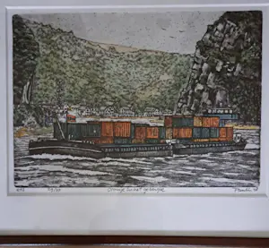 Pauline Vos - (Atelier WB10) — Ets “Oranje in het gebergte”, genummerd 29/30 + Certificaat kopen? Bied vanaf 90!