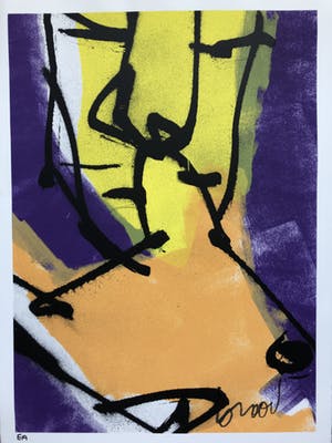 Herman Brood - Man met hond kopen? Bied vanaf 10!