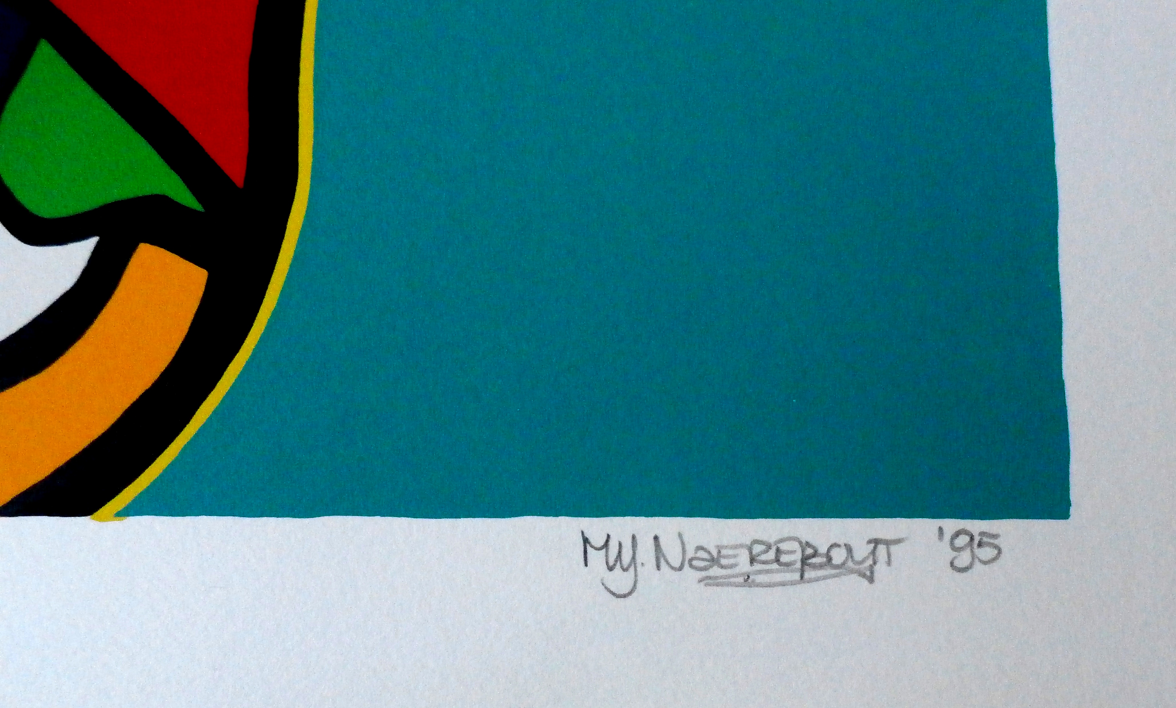 Marianne Naerebout - zeefdruk: go with the flow kopen? Bied vanaf 75!