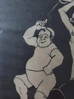 Anton Versluijs - Twee figuren. Mogelijk Don Quichote. 1936.. kaufen? Bieten Sie von 49!