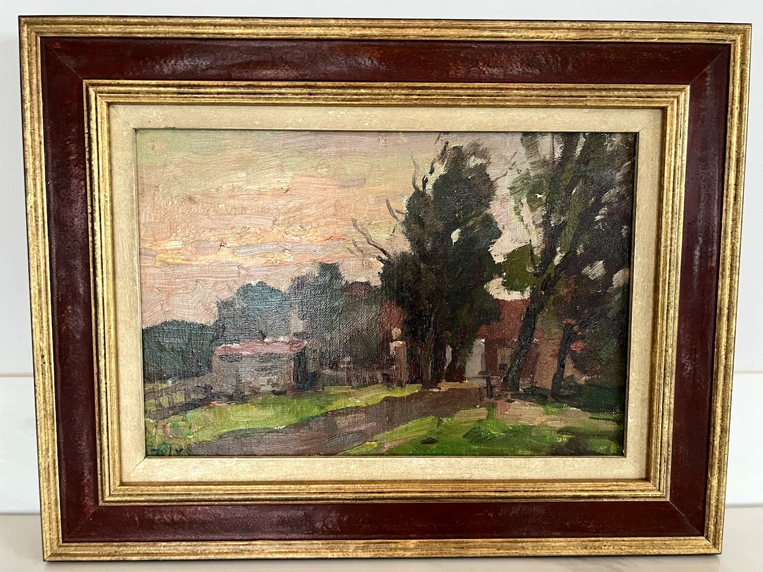 Henk van Leeuwen - Zomeravond te Broeksloot verkocht voor € 125!