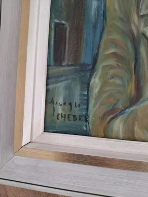 Georges Cheber - Clown met vrouw kopen? Bied vanaf 80!