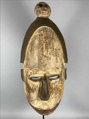 Ibibio - Tribal Used African Ibibio Mask - Nigeria. kopen? Bied vanaf 35!