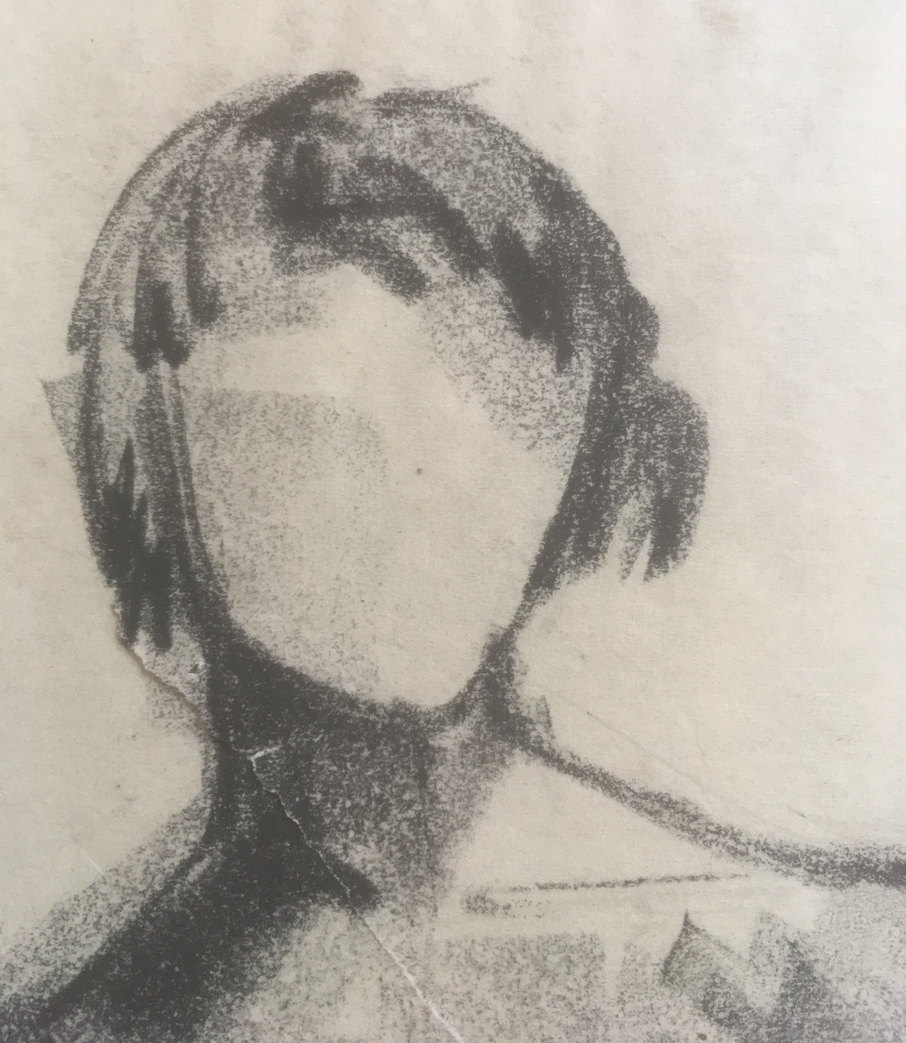 Niet of onleesbaar gesigneerd - Naakt Houtskool op papier kopen? Bied vanaf 1!