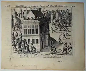 Frans Hogenberg - Deventer, beleg 1578 verkauft für € 30!