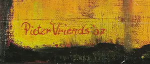 Pieter Vriends - Olieverf op doek, Kraaien - Ingelijst kopen? Bied vanaf 300!