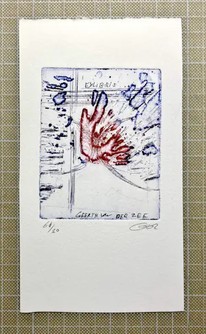 Olivier Beijn - 6 ex-libris voor Geert H. van der Zee kopen? Bied vanaf 39!