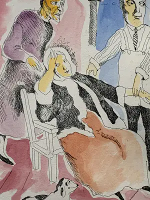 Lucebert - Het Doktersbezoek naar Jan Steen kopen? Bied vanaf 325!