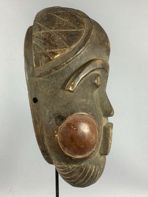 Mambila - 200375 - Rare & Old Tribal used African Mambila mask - Cameroon. kopen? Bied vanaf 45!