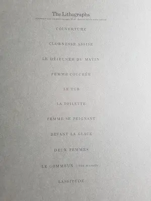 Henri de Toulouse-Lautrec - Elles - Portfolio met 11 litho`s in slipcase kopen? Bied vanaf 365!