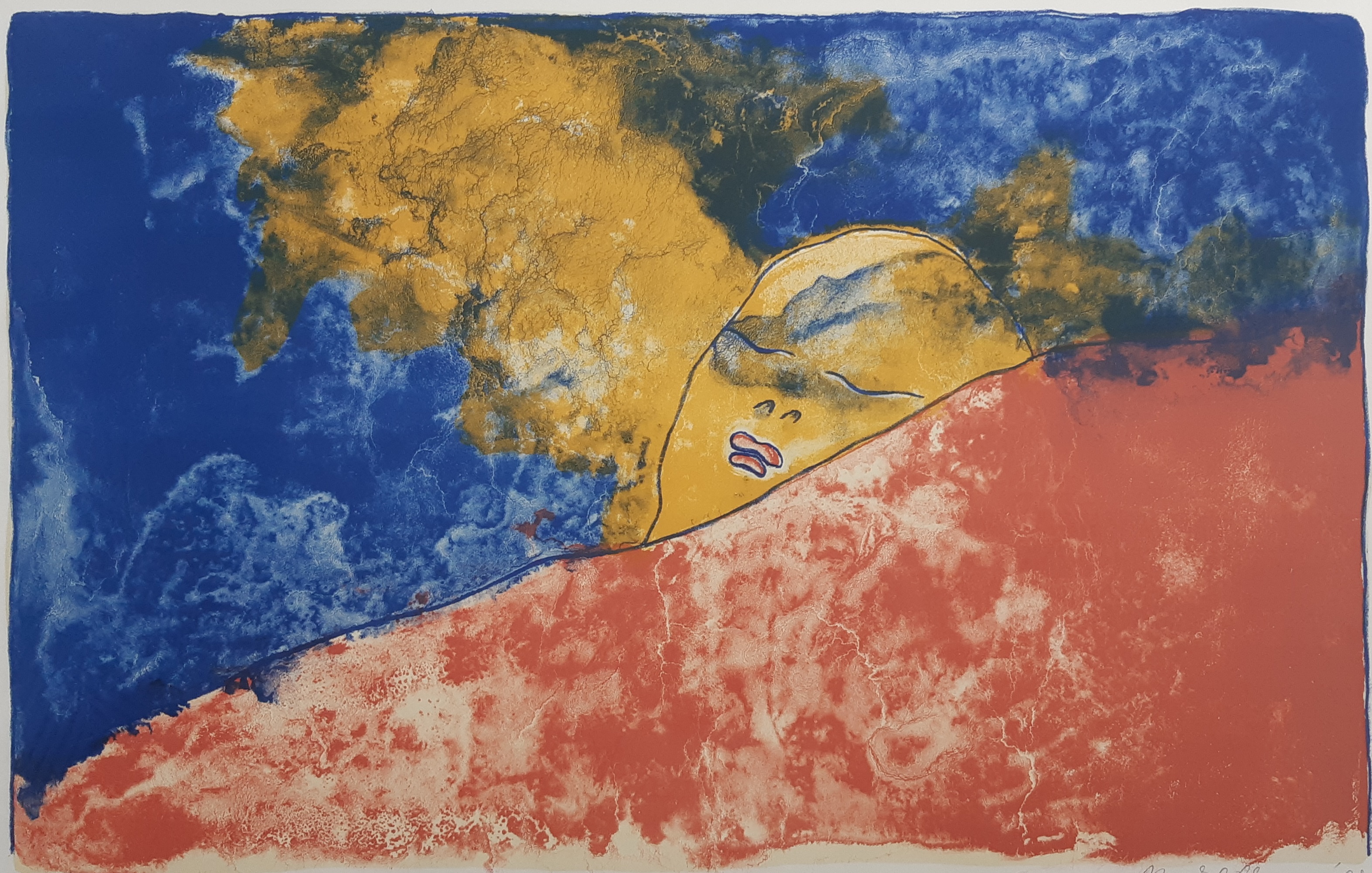 Mark Brusse - Mountain Sleeper II (GROOT) verkocht voor € 75!