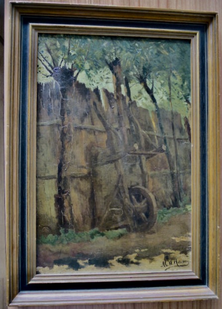 Martien Wilhelm Haring - Uniek schilderij in originele oude lijst La Grand Den Haag kopen? Bied vanaf 85!