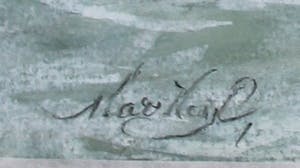 Marinus Heijl - aquarel: op zee kopen? Bied vanaf 150!