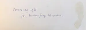 Jan Schoonhoven - Gesigneerde nieuwsjaarsgroet kopen? Bied vanaf 1!