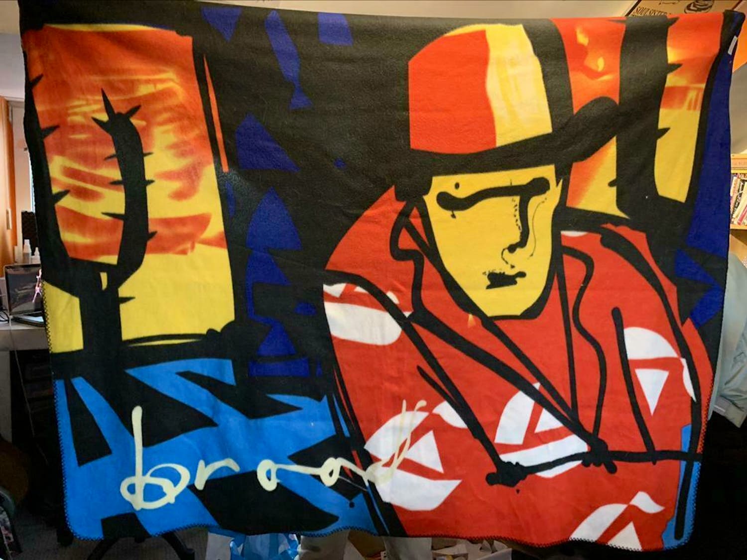 Herman Brood - 2 fleecedekens met afbeeldingen van Herman Brood kopen? Bied vanaf 75!