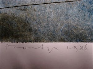 Jan Montyn - Bijzondere Beperkte Oplage 1986 Kleur Ets "Trois Segnes" VANAF 1€!! kopen? Bied vanaf 1!