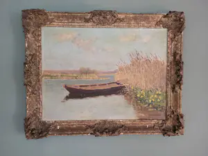 Wilhelmus L. Wijmans - Voorjaar roeiboot in rietkraag kaufen? Bieten Sie von 20!