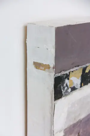 Ron van der Werf - Uniek werk in gemengde techniek op hout / wandobject, Zonder titel kopen? Bied vanaf 125!