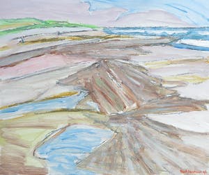 Paul Overhaus - Acryl op board, Zonder titel - Ingelijst kopen? Bied vanaf 60!