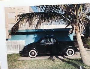 Bert Houweling - Digitale print, Auto in Miami-Ingelijst kopen? Bied vanaf 10!