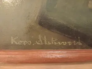 Koos Stikvoort - interieur van atelier Achterdam 10 kopen? Bied vanaf 300!