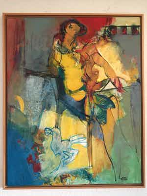 Arthur Bernard - dame op stoel verkocht voor € 100!