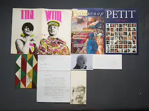 AcheterNicolaas Wijnberg - Bibliofiele collectie o.a 3 x handgesigneerde kaart en lithografische omslag.? Enchérissez de 50!