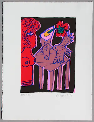 Corneille - Kleuren litho: 1981 kaufen? Bieten Sie von 225!